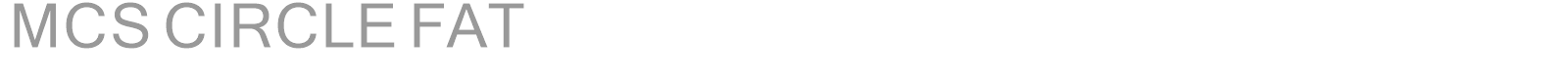 MCS CIRCLE FAT font preview